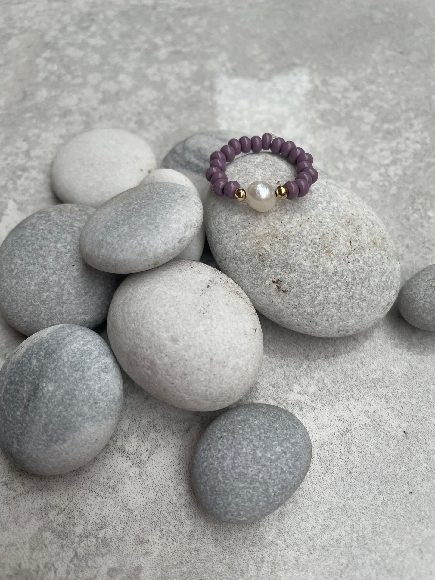 Freshwater pearl ring