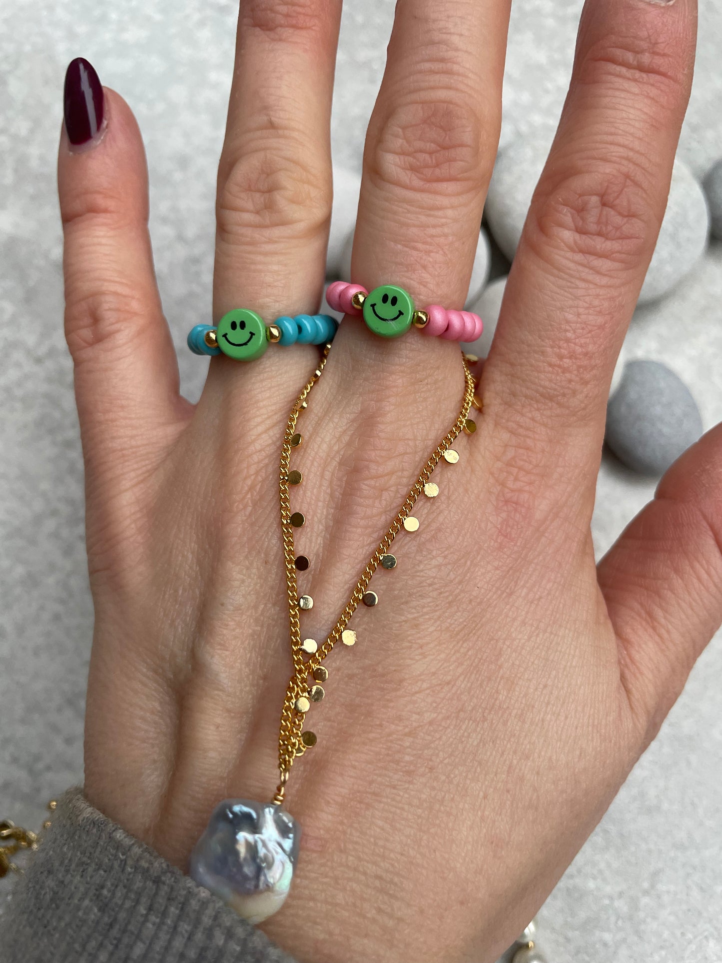 Cute smiley ring